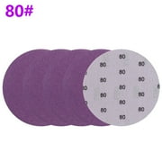 5 Inch Sanding disc Hook Loop 80# Grit Sandpaper for Metal Grinding Polishing